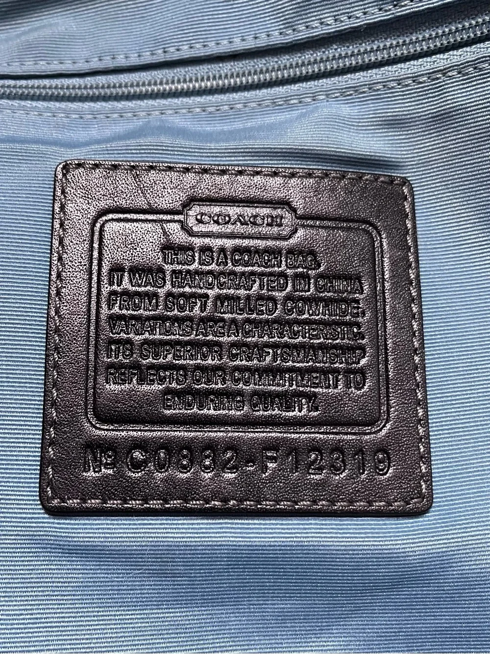 Coach Y2K Leather Convertible Crossbody Bag